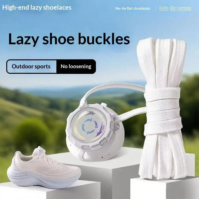 No-Tie Shoe Locks | Rotating Buckles for Thick Laces – 1 Pair