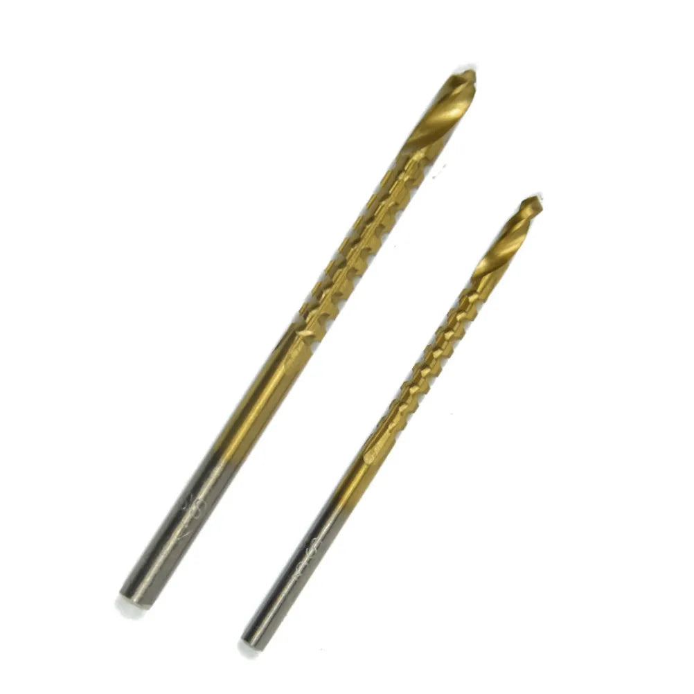 6Pcs Super-Hard Stainless Steel Spiral Drill Bits High-Speed for Metal Drilling Electric Drill Accessories Durable Golden Set Peaceful Pleasures Health and Wellness Default Title