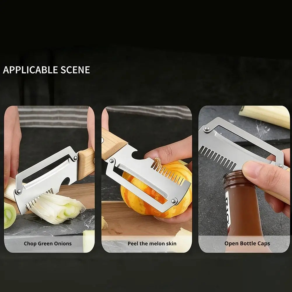 3-in-1 Vegetable Peeler, Julienne Slicer & Bottle Opener