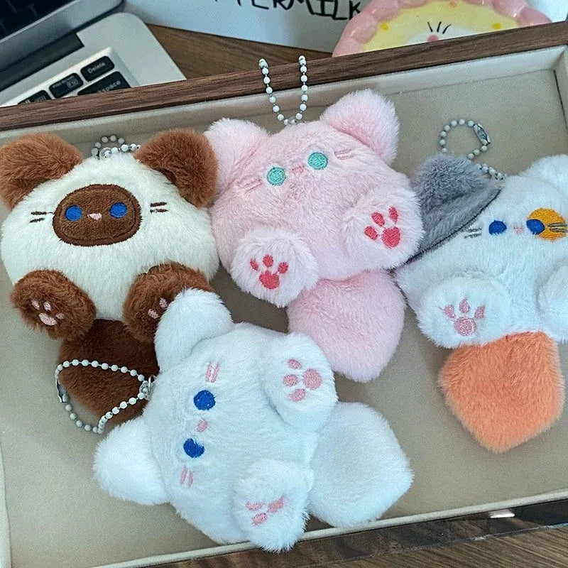Cute Plush Cat Keychain Pendant – Bag Charm Gift 1–20 Pack