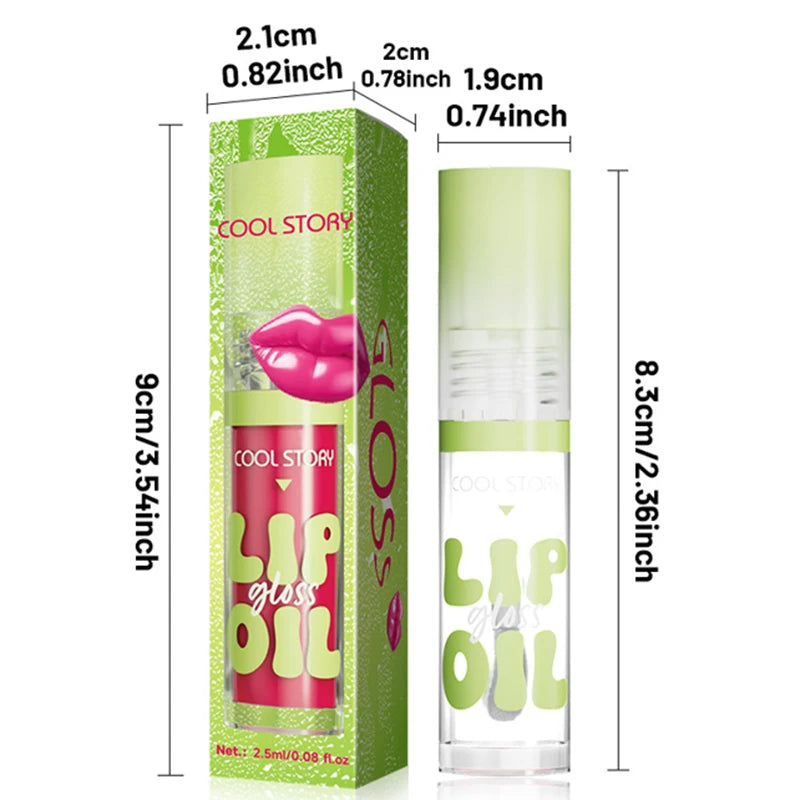 Crystal Jelly Lip Gloss & Lip Oil | Mirror Shine Non-Sticky