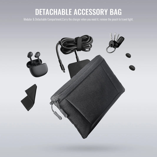 2 In 1 Portable Anti-Drop Organizer Bag With A Detachable Accessory Pouch For ROG XBOX Ally/ROG XBOX Ally X Gaming Accessories Peaceful Pleasures Health and Wellness Default Title