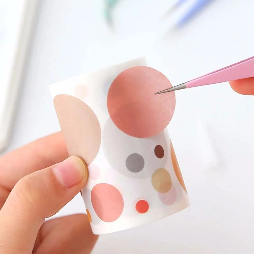 Stainless Steel Tape Sticker Tool Notebook Accessorise Journal Accessorise Tweezers Nipper Macaron Color Nail Tweezers Peaceful Pleasures Health and Wellness
