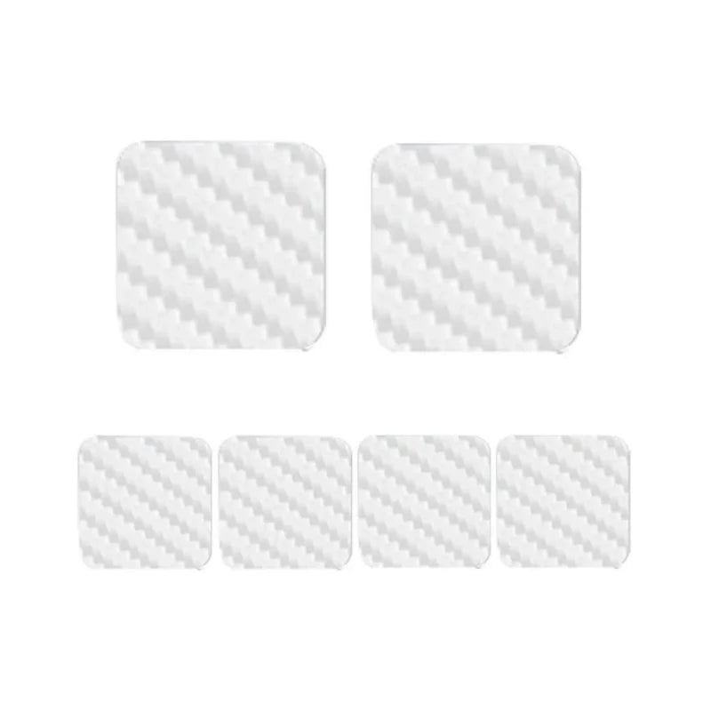 1 Set For Steam Deck Host Button Touchpad Stickers Red Blue Pink Black White Gold Wear-resistant Anti-scratch Protection Sticker Peaceful Pleasures Health and Wellness WHITE