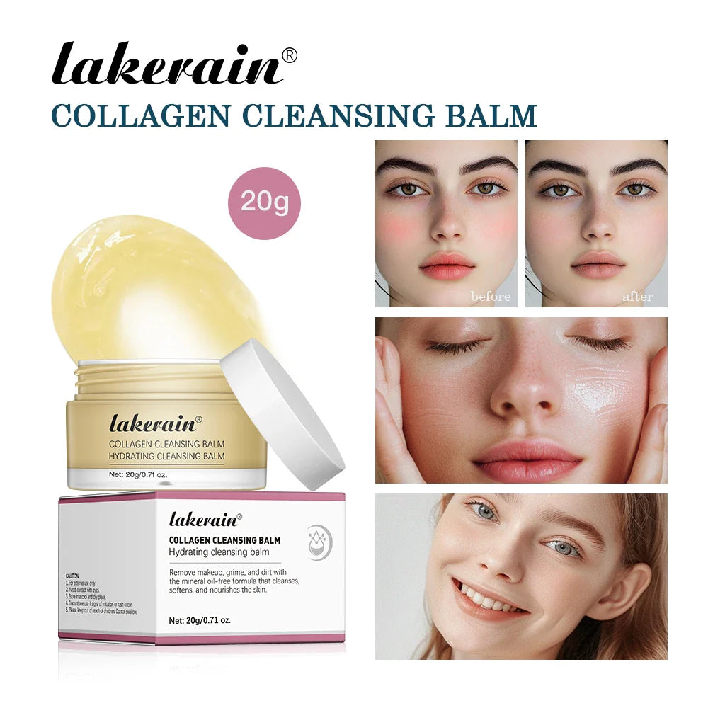 Lakerain Collagen Cleansing Balm – Makeup Remover & Hydrator