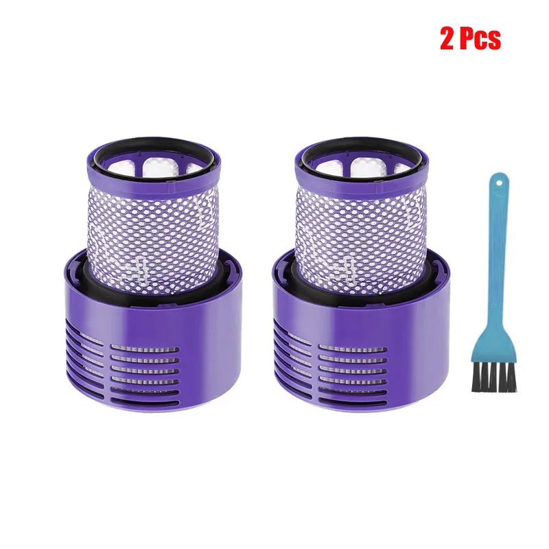 For Dyson V10 SV12 Cyclone Animal Absolute Total Clean Vacuum Cleaner Accessories Washable Replacement Filters Hepa Spare Parts Peaceful Pleasures Health and Wellness 2pcs-1