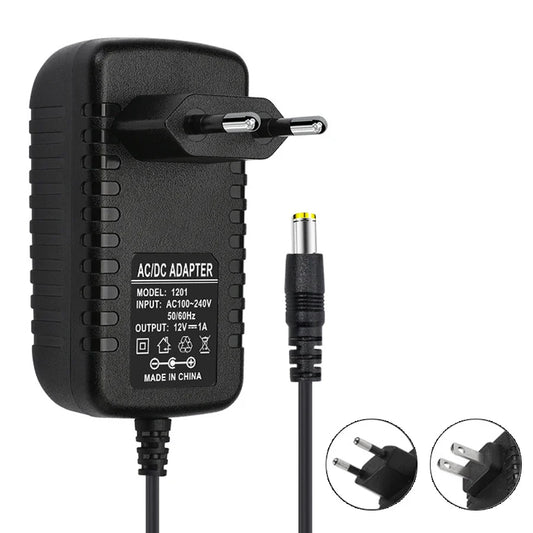 12V DC Power Supply Adapter 1A/2A/3A – LED Strips & Routers DC Power Adapter Oasis Select 12V 1A US