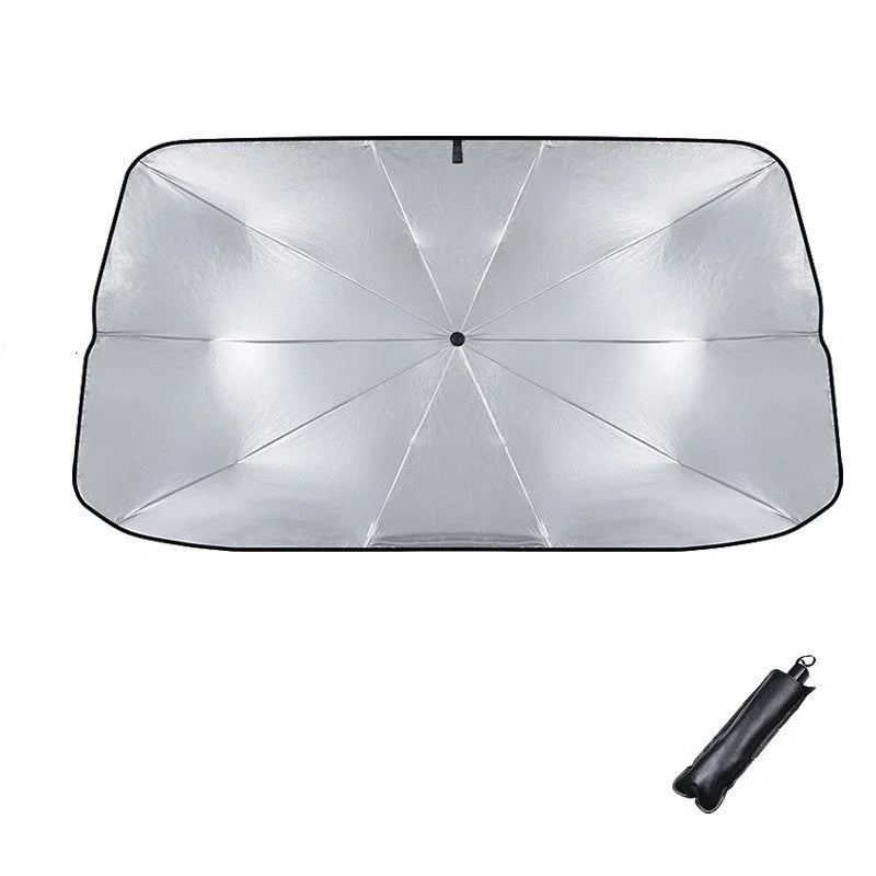 Car Sunshade Retractable Sunscreen for Windshield Peaceful Pleasures Health and Wellness