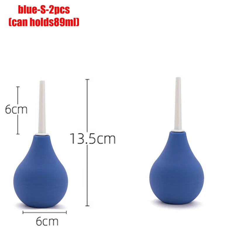 Anal Douche Bulb – 4 Sizes, Anti-Backflow Personal Hygiene Cleansing