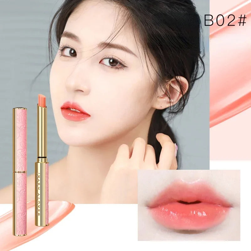 Korea Style Pink Temperature Change Lipstick Moisturizing Hydrating Color Change 1g Peaceful Pleasures Health and Wellness