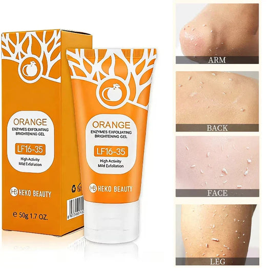 Orange Enzyme Exfoliating Gel – Face & Body Brightening Scrub Exfoliating Gel Scrub Oasis Select