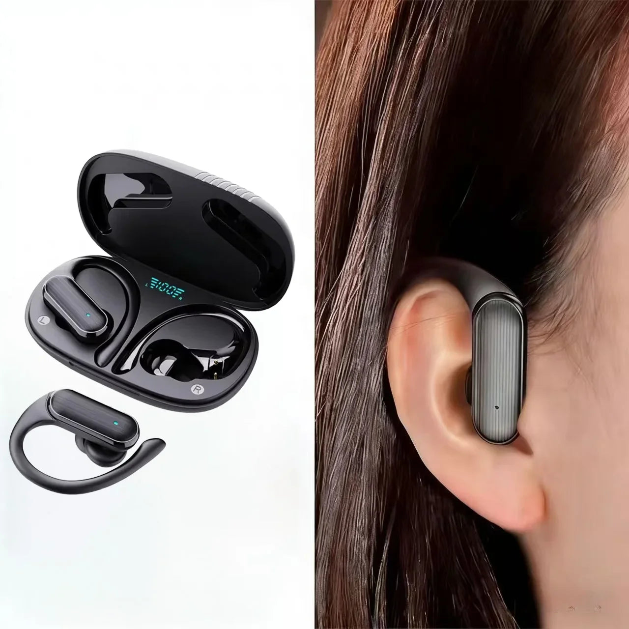 A520 Bluetooth 5.3 Wireless Sports Earbuds with Mic | 48Hr Battery