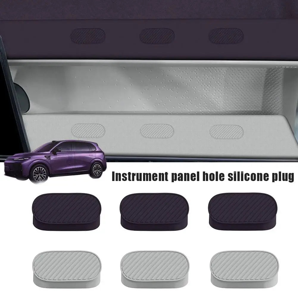 Silicone Hole Plugs for Leapmotor B10 Passenger Dashboard Custom Fit Anti-Dust Car Interior Modification Accessories 3PCS Peaceful Pleasures Health and Wellness