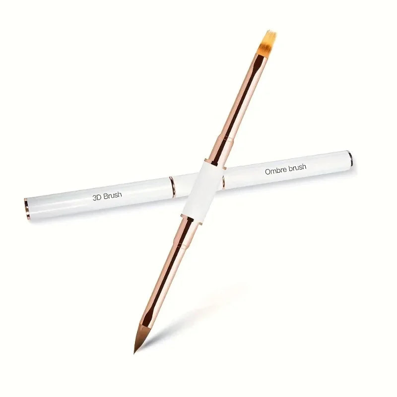 5Pcs Dual End Nail Art Pen Brushes Double-Ended Nail Art Brushes For Long Lines, Professional nail tools Peaceful Pleasures Health and Wellness