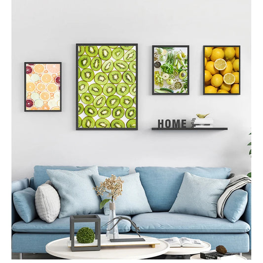 Nordic Minimalist Food Canvas Wall Art | Kitchen & Dining Decor Canvas Wall Art Peaceful Pleasures Health and Wellness