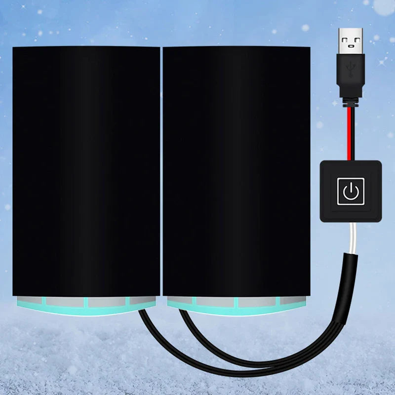 USB Heated Motorcycle Grips – Adjustable Winter Handle Warmers