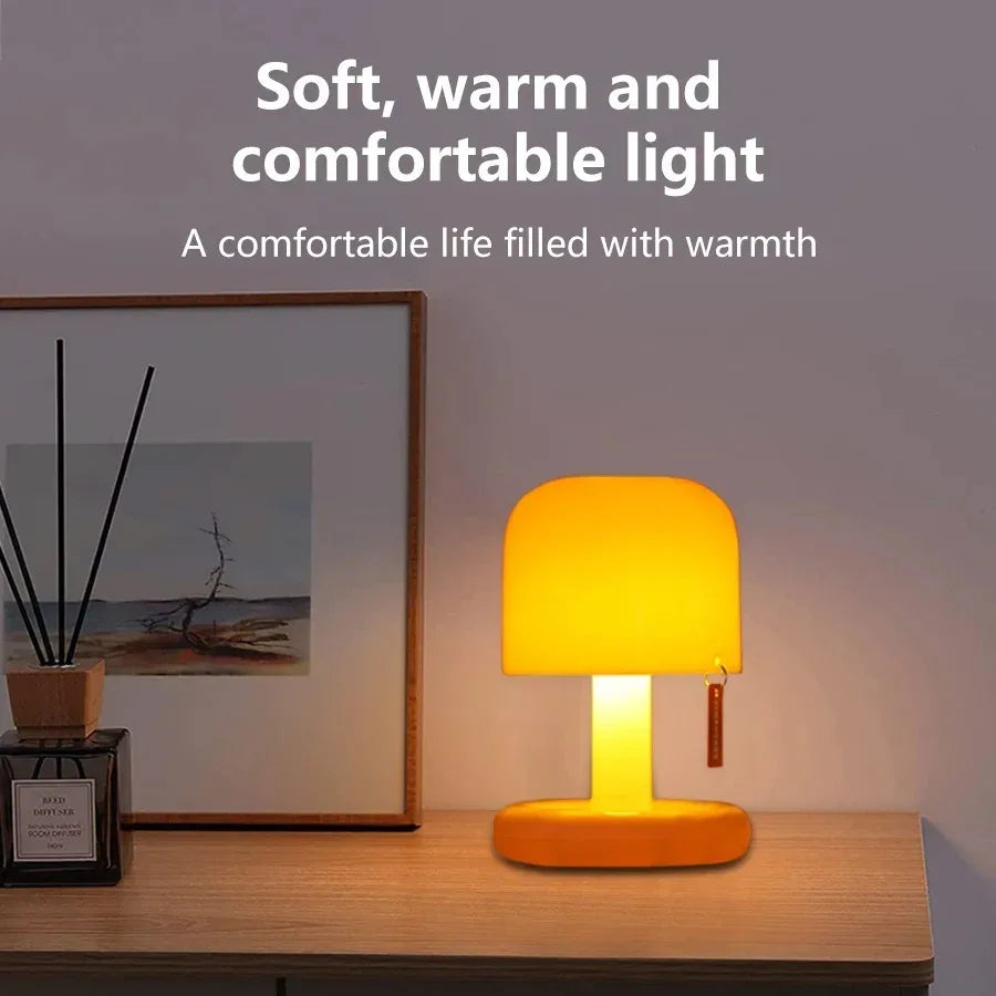 Sunset LED Night Light – Rechargeable Touch Table Lamp