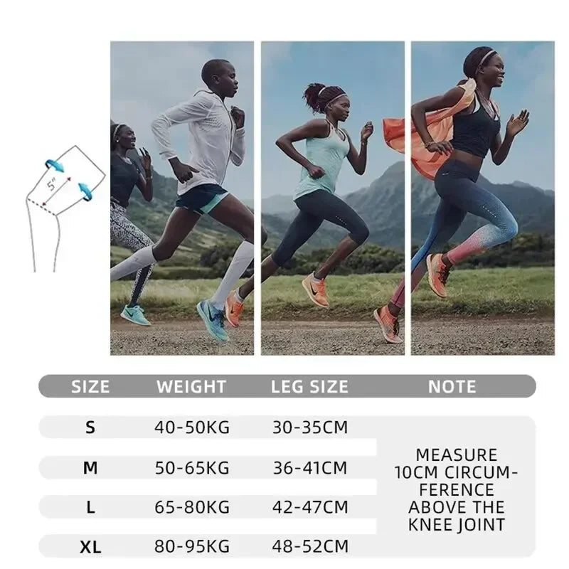 Knee Compressions Sleeve with Adjustable Straps for Running Working Out and Sports Wearing All Day Peaceful Pleasures Health and Wellness