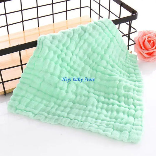 Baby Muslin Face Towels | Soft Cotton Handkerchief Wipes 5-Pack Baby Muslin Towels Peaceful Pleasures Health and Wellness