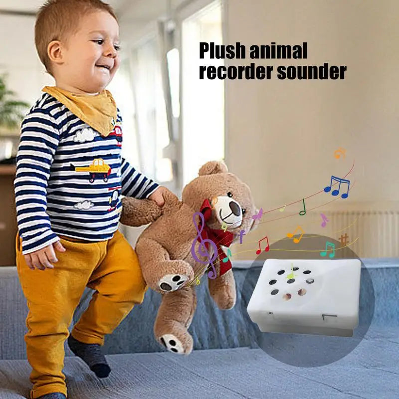 Voice Box for Stuffed Animal Mini Square Voice Recording Device Sound Module Plush Toy Voice Message Recorder Toy Voice Box Peaceful Pleasures Health and Wellness