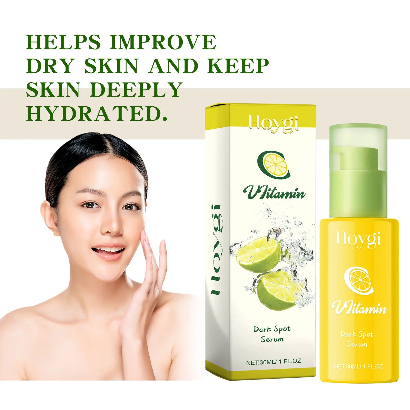 Vitamin C Serum Dark Spot Corrector Anti Pigementation Fade Melanin Shrink Pores Remove Fine Line Nourishing Brightening Essence Peaceful Pleasures Health and Wellness
