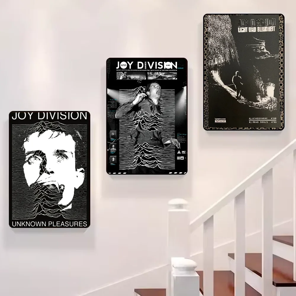 Joy Division British Post Punk Band Canvas Poster Minimalist Aesthetic Wall Art Print Modern Living Room Home Decor Peaceful Pleasures Health and Wellness