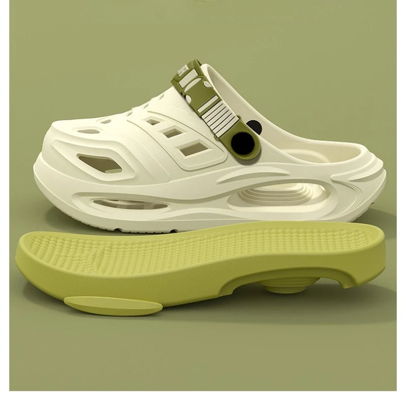 Men's Thick-Soled Anti-Slip EVA Hole Sandals | Summer Clogs