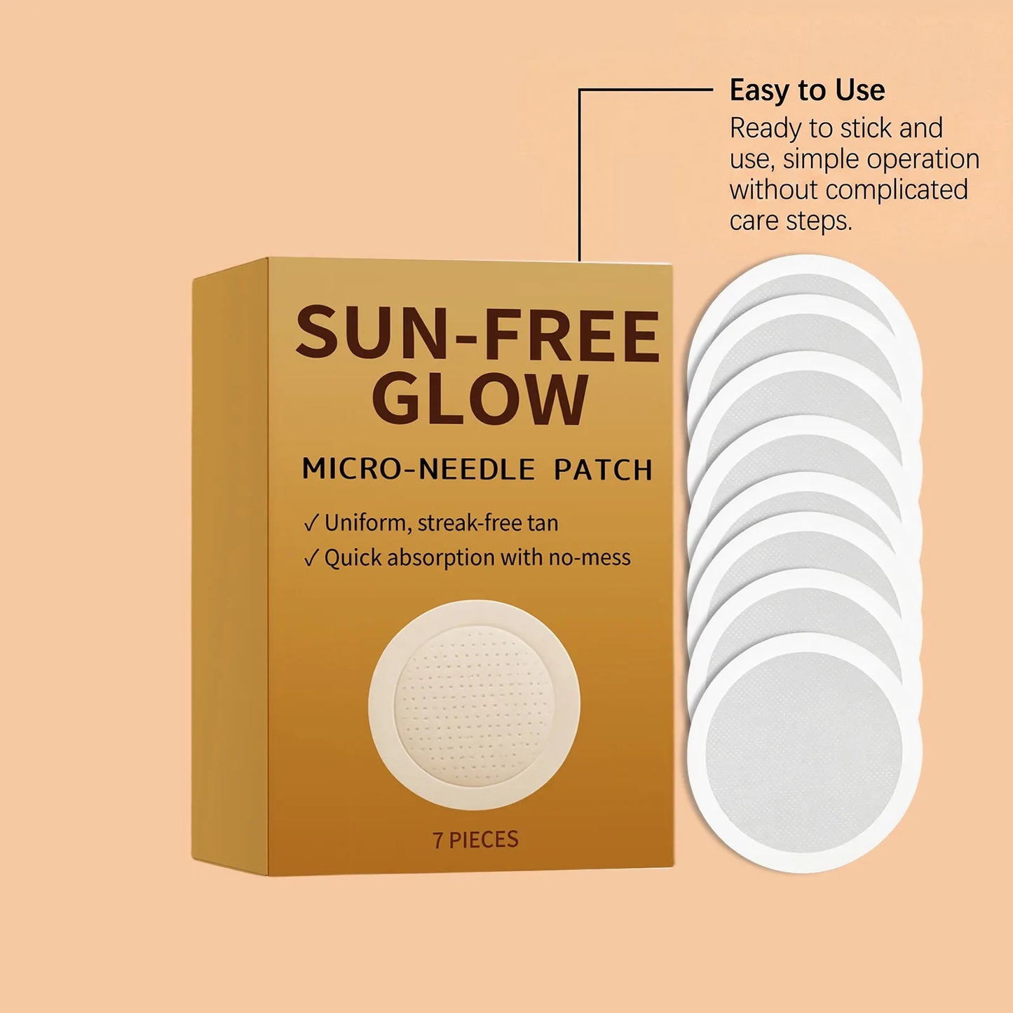 Sunless Tanning Patches – Streak-Free DHA Bronzing Formula
