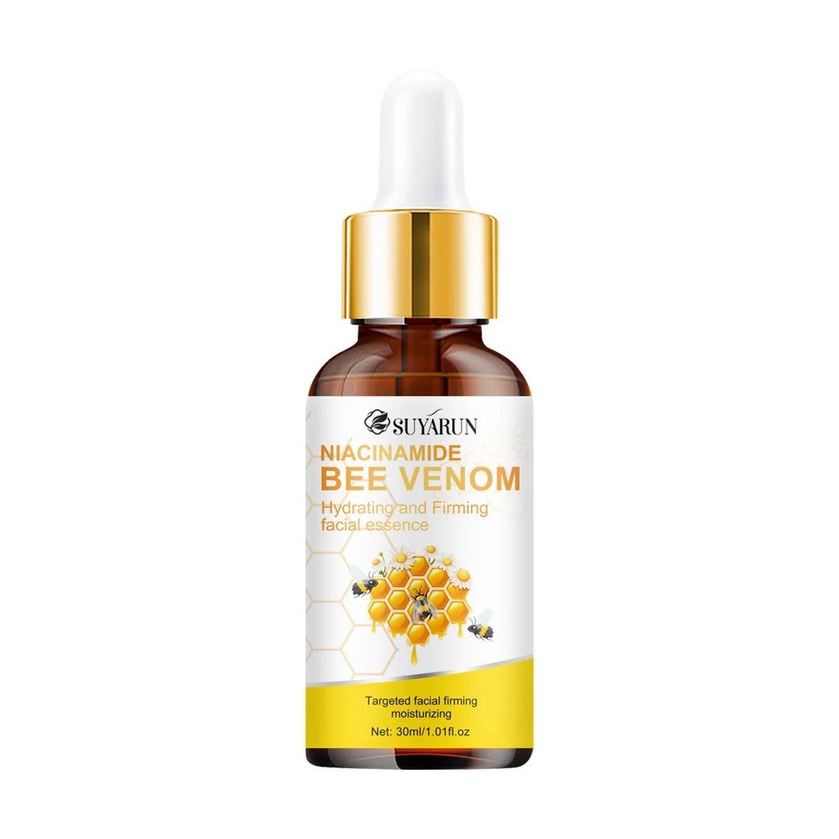SUYARUN Niacinamide & Bee Venom Serum - Anti Aging Brightening Face Essence, Moisturizing Skin Care for Dark Spots & Wrinkles. Peaceful Pleasures Health and Wellness 30ml