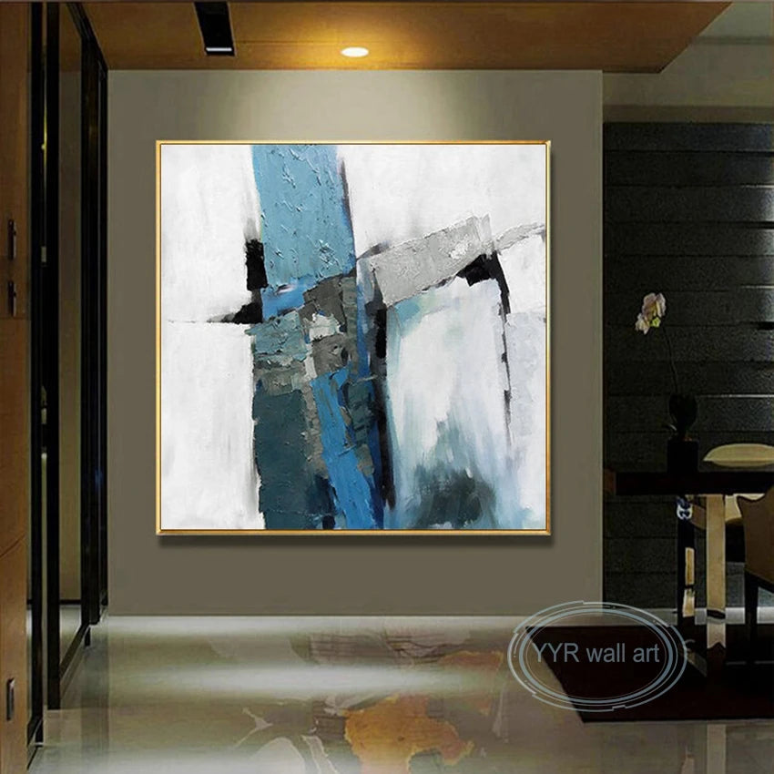 Custom Wall Art Decoration Living Room Bedroom Canvas Picture Hand Painted Abstract Oil Painting Restaurant Hotel Hanging Poster Peaceful Pleasures Health and Wellness