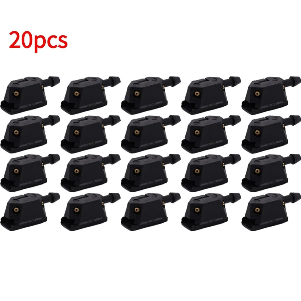 Universal Car Wiper Blade Washer Nozzles for Improved Efficiency Peaceful Pleasures Health and Wellness 20pcs