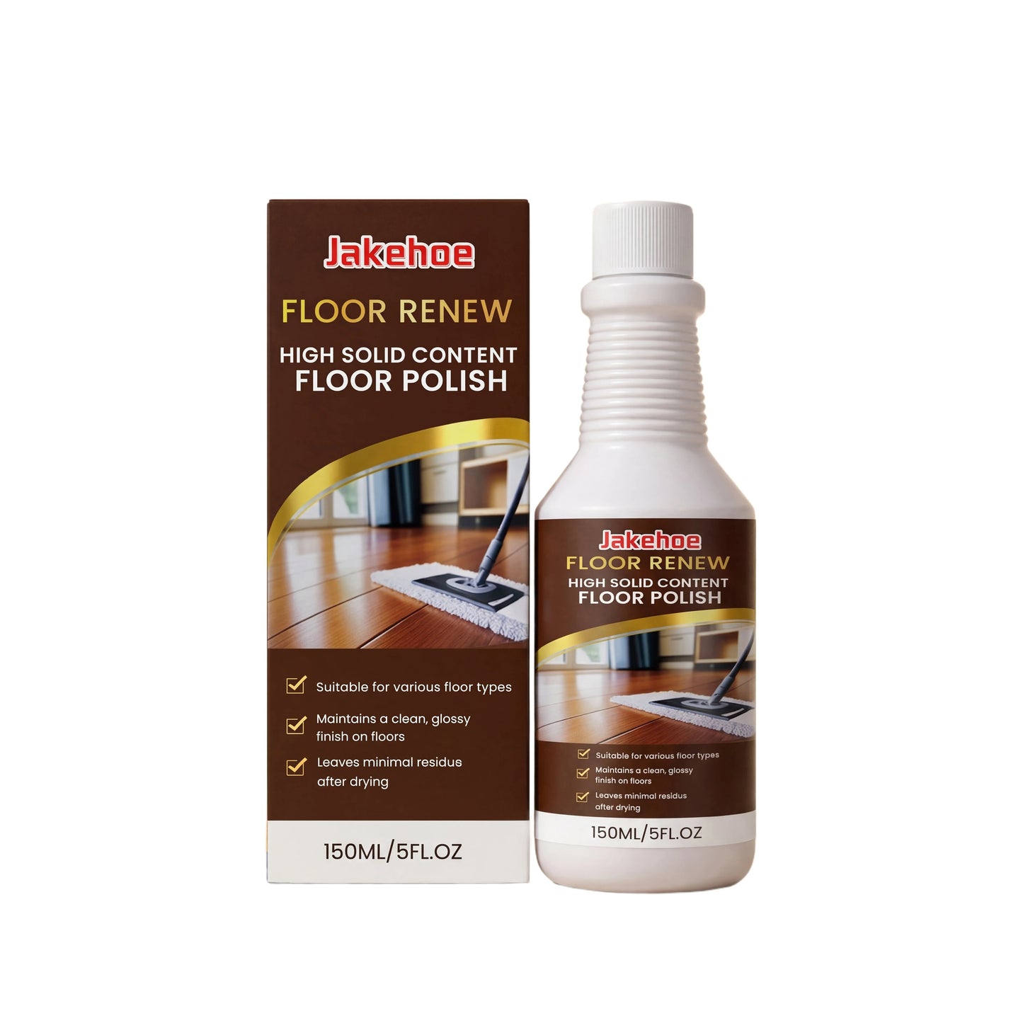 JAKEHOE Wood Floor Restorer Polish & Scratch Remover 150ml