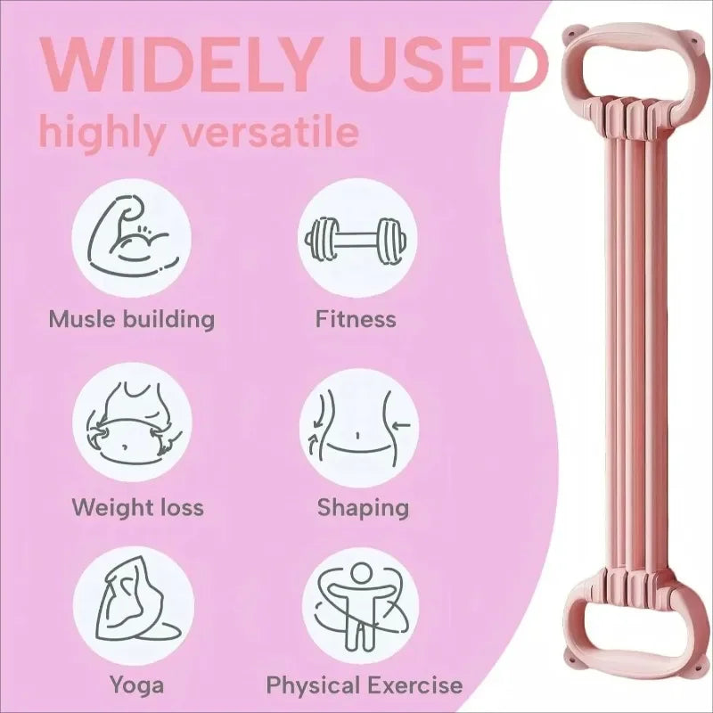 Yoga Stretch Strap 6 Adjustable Loops | Elastic Resistance Band