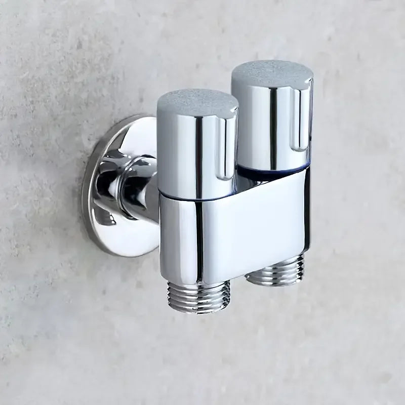 Stainless Steel Handheld Bidet Sprayer Set | Dual Outlet Valve