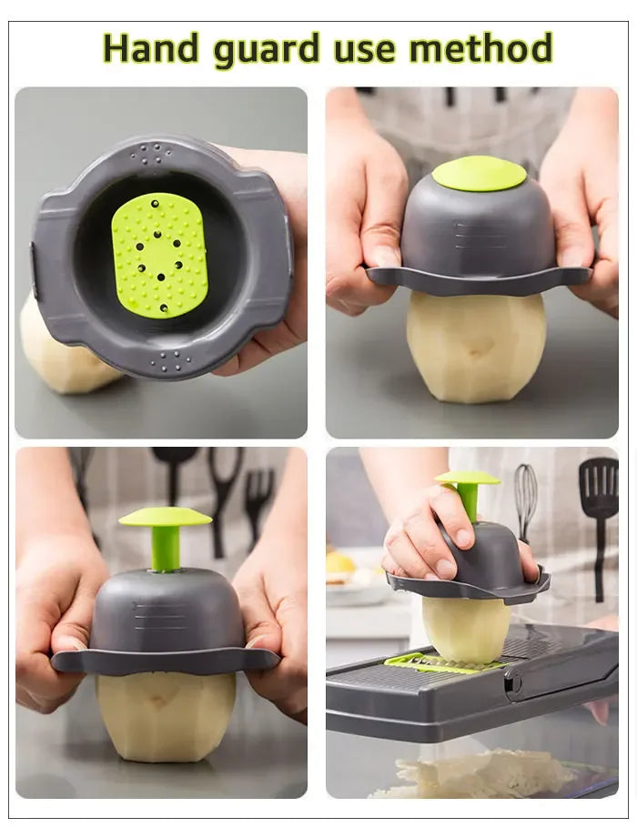 Vegetable Chopper Multifunctional Grater Cutter Kitchen Tools Peaceful Pleasures Health and Wellness