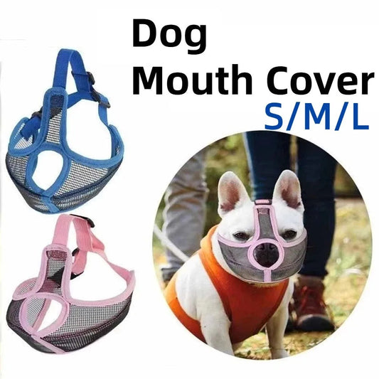 Breathable Mesh Dog Muzzle – Anti-Chew & Anti-Bark Cover Dog Muzzle Oasis Select