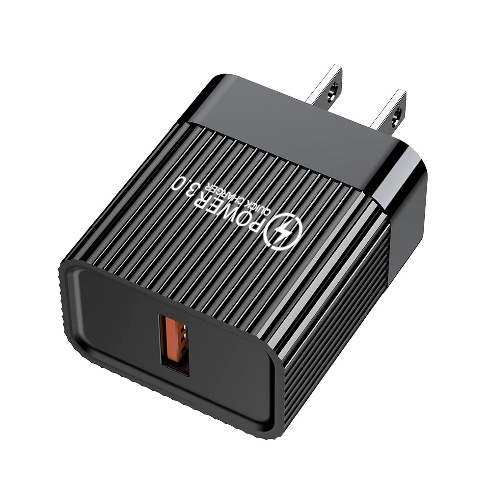 20W QC 3.0 Fast USB Wall Charger – EU/US Plug | All Phones