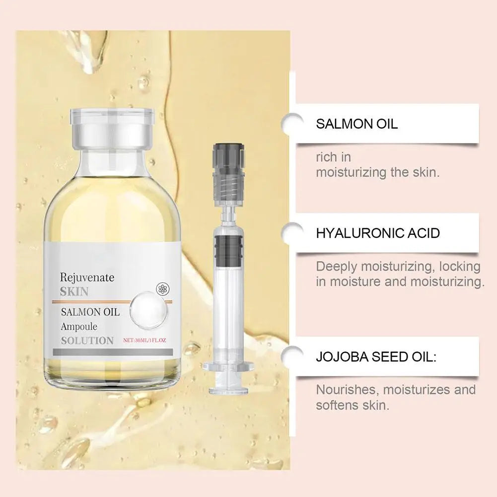 Salmon Oil Ampoule Face Serum 30ml | Anti-Wrinkle Lifting Essence