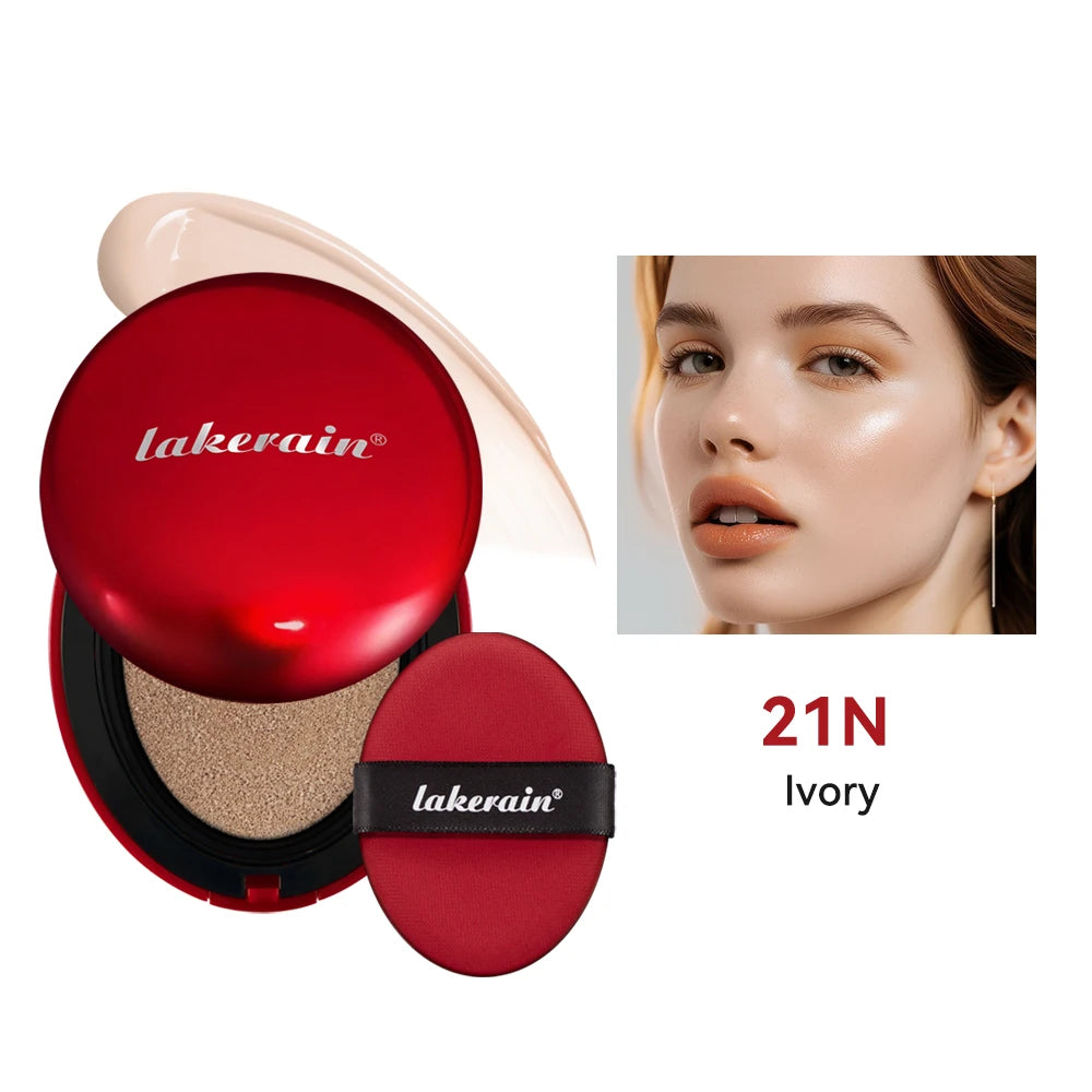 Sunscreen Cushion Foundation Natural Moisturizing Concealer Whitening Oil-control Women Base Long-lasting Makeup Korean Cosmetic Peaceful Pleasures Health and Wellness 21N