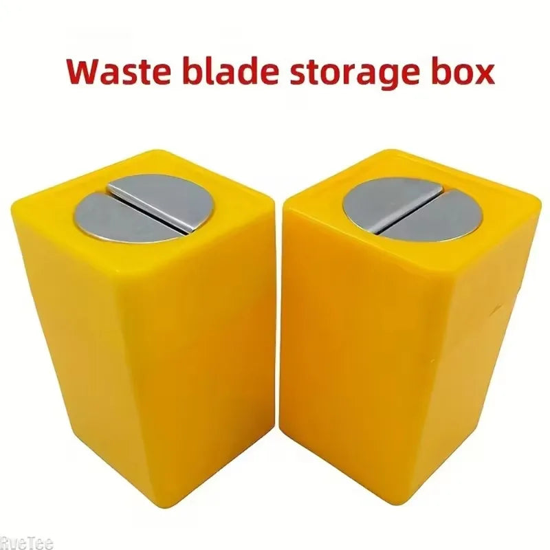 Safe Built in Breaker Utility Craft Knives Cutter Waste Blade Disposal Cases Compact Secure Recycling Tools Blade Storage Boxes Peaceful Pleasures Health and Wellness