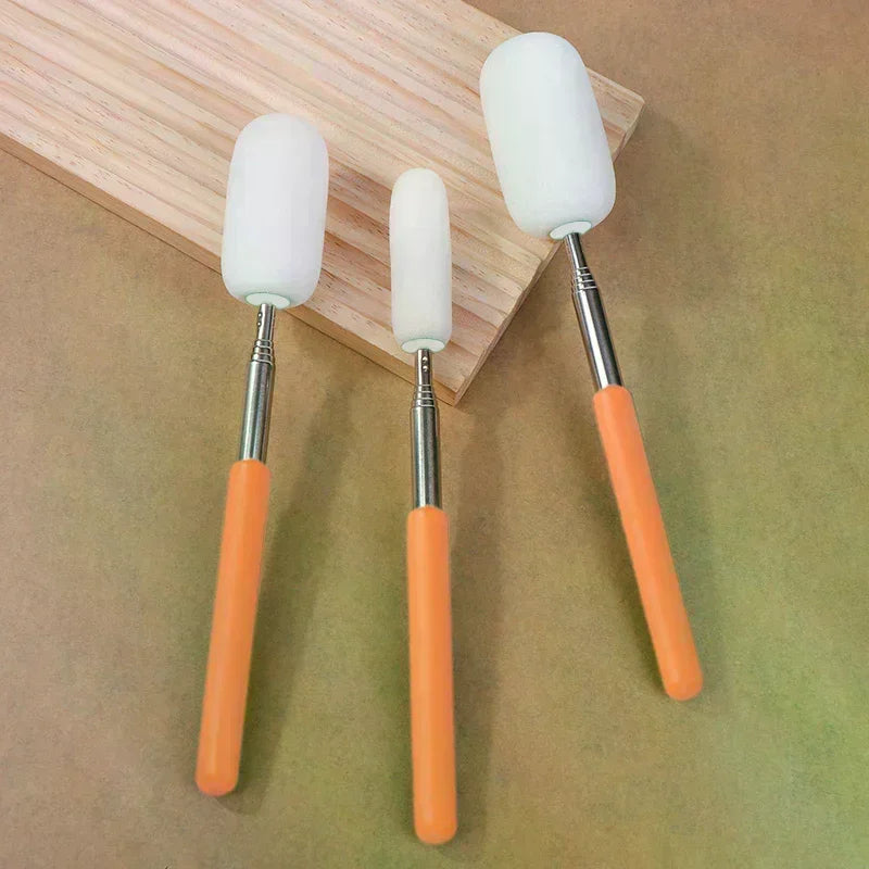 Telescopic Pottery Sponge Stick | Ceramic Throwing Tool Pottery Sponge Tool Peaceful Pleasures Health and Wellness