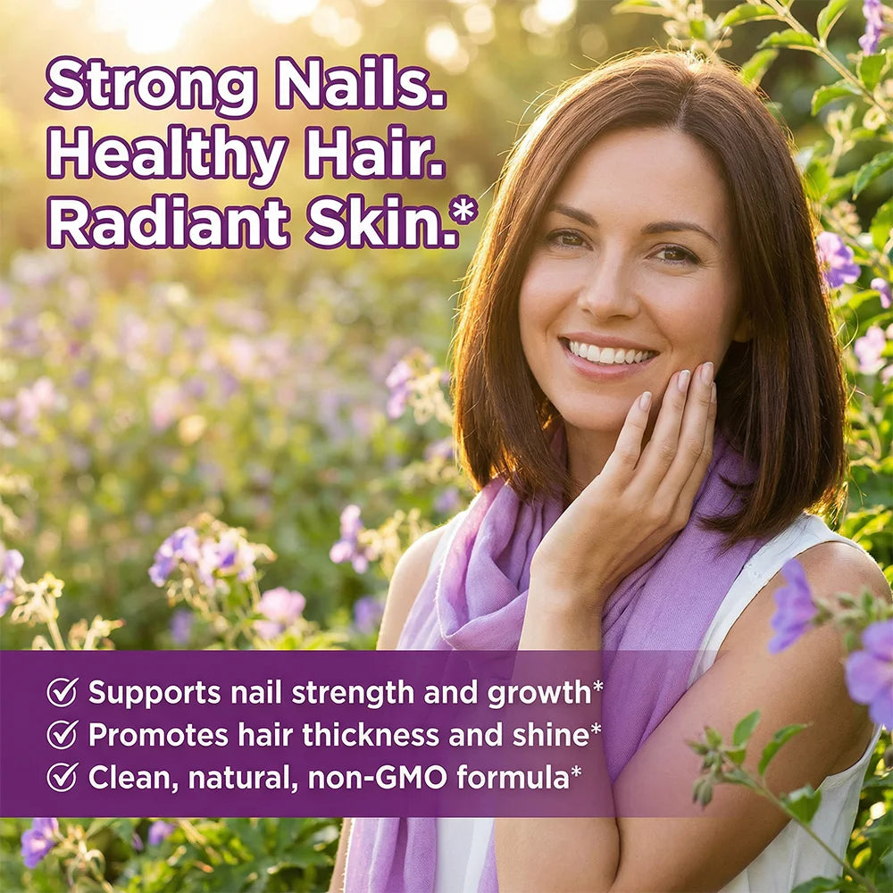 25000mcg Biotin Capsules | Collagen, Keratin & Hyaluronic Acid