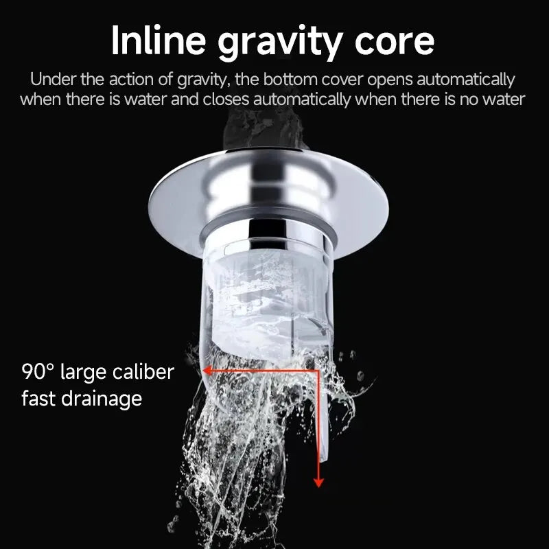 Universal Pop-Up Drain Filter | Hair Catcher Sink Strainer