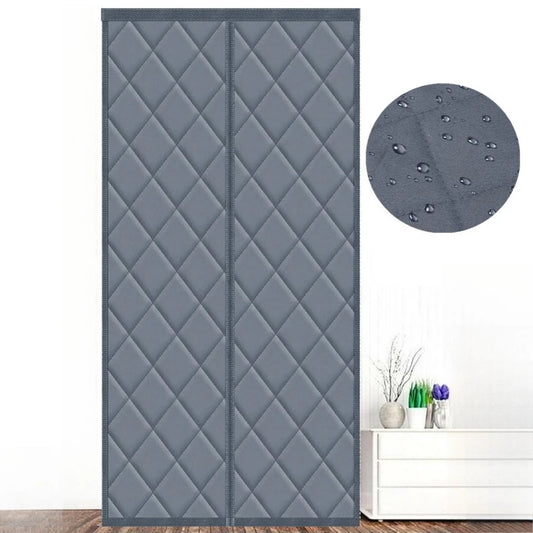 Magnetic Thermal Insulated Door Curtain Energy-Saving Privacy-Protecting Windproof Waterproof Cotton Curtain for Heater Room Peaceful Pleasures Health and Wellness