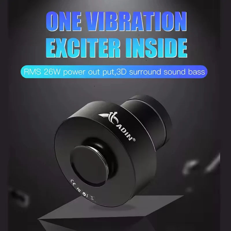 AyeBeau 26W Vibro Bluetooth Subwoofer Portable Speaker – Bass