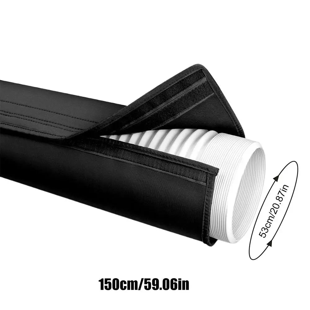Portable AC Hose Cover Neoprene Duct Insulation Wrap 5"–5.9"