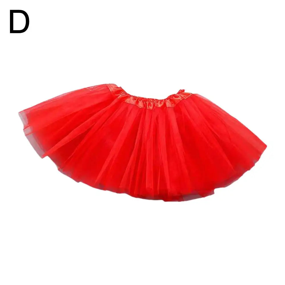 Girls' 3-Layer Tulle Tutu Skirt – Ballet & Party Ages 2–8