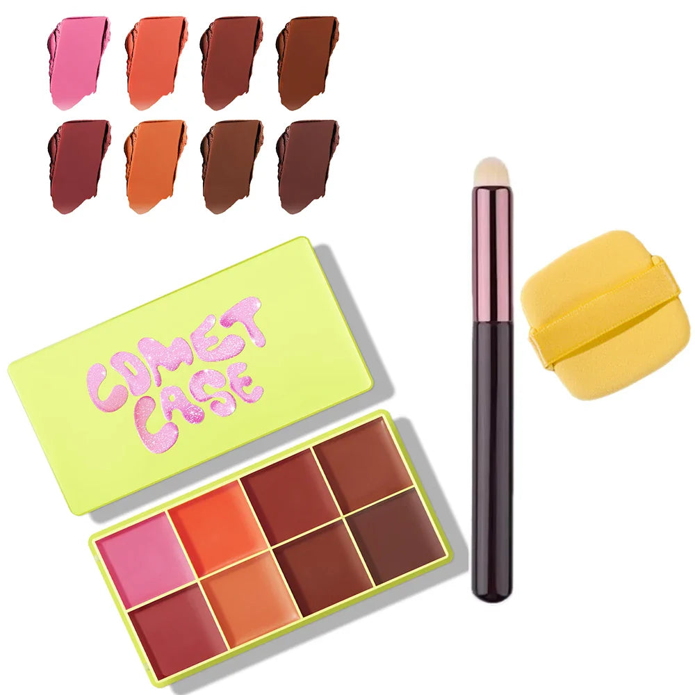 Cream Highlighter Blush & Eyeshadow Palette | Matte & Shimmer