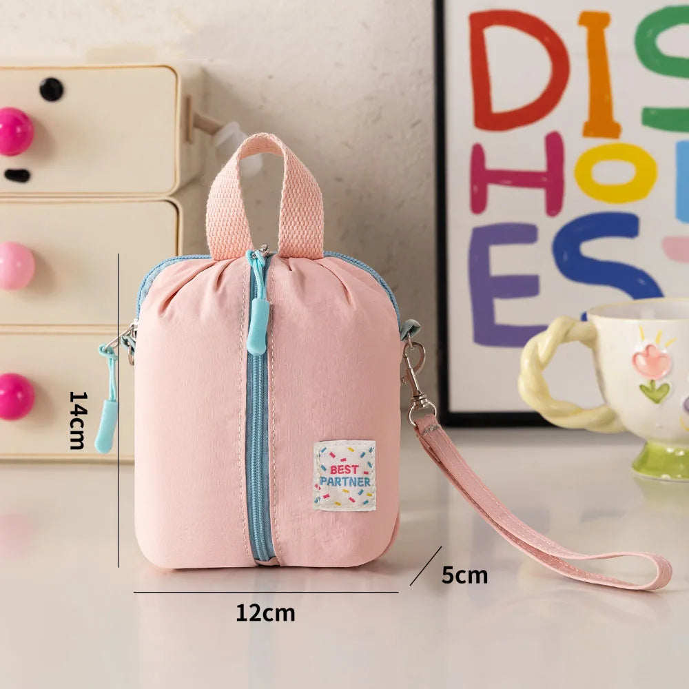 Macaron Mini Travel Bag – Portable Makeup & Cosmetics Organizer