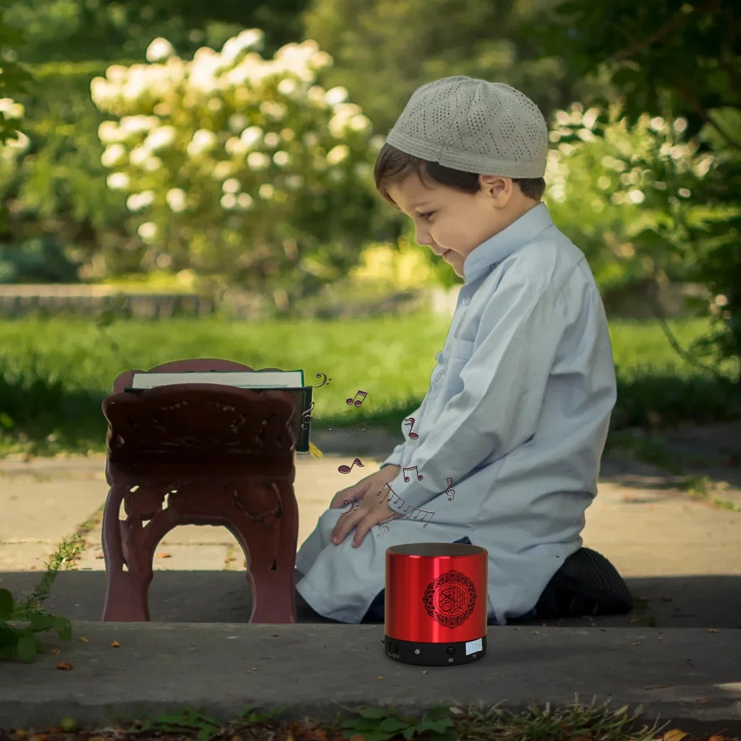 AyeBeau Quran Bluetooth Speaker – 19 Reciters, FM & Azan
